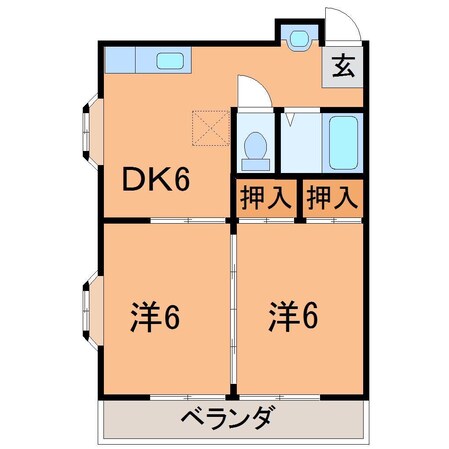 サンライズ野田の物件間取画像